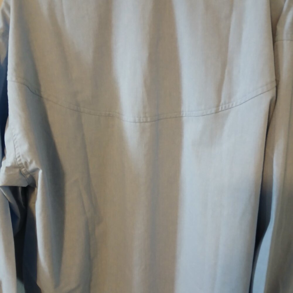 Ol' Paint Women's Stitched Lattice Front Light Blue Long Sleeve Sz 2xl Cotton - Picture 6 of 11